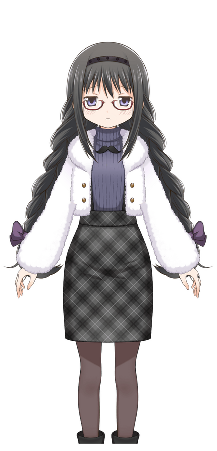 Homura Akemi (glasses)